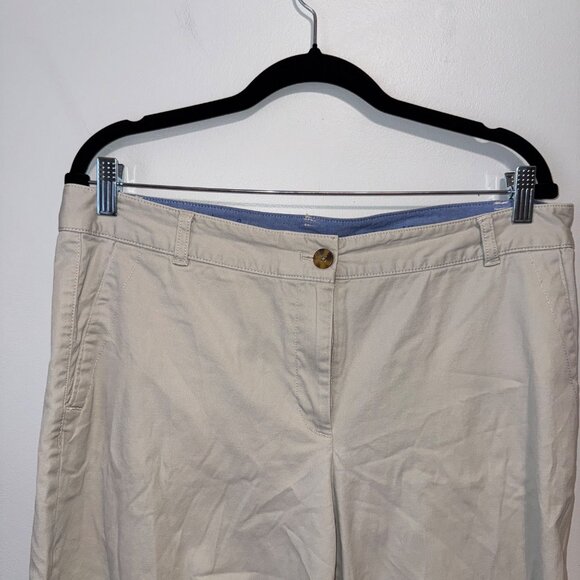 Talbots Womens Beige The Weekend Chino Pants Size 12 - Picture 3 of 7